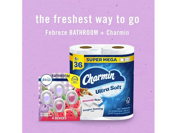 Febreze Lilac and Watermelon Air Fresheners 4ct