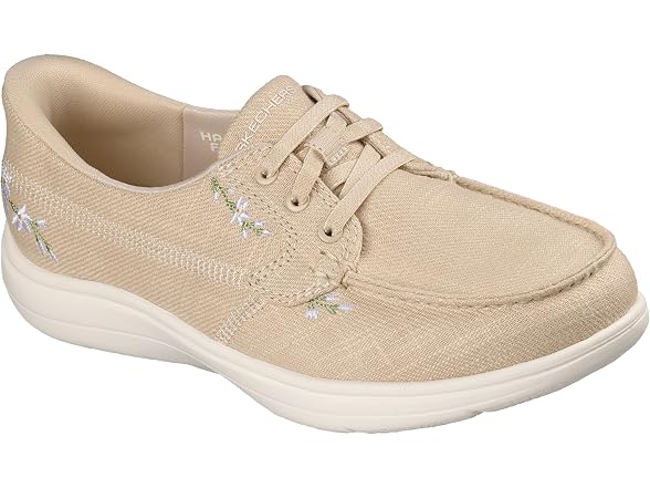 Skechers Women's Hands Free Embroidered Boat Shoe (8.5)