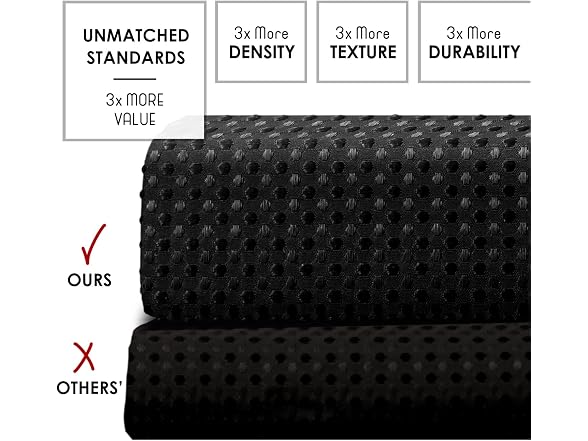 Clara Clark Black Shower Curtain - Hotel Quality Waffle