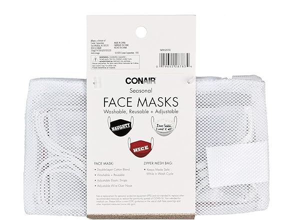 Allegro Allegro by Scunci Holiday Fun Face Masks