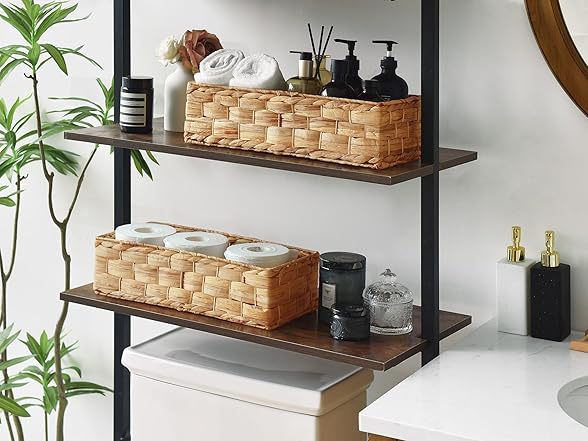 Set of 2 Wicker Storage Baskets