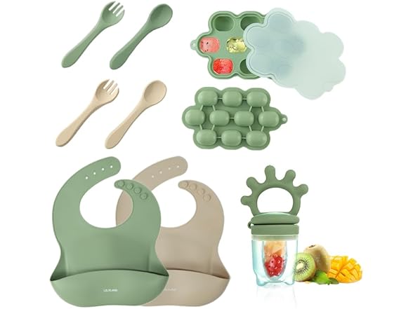 Silicone Fruit & Food Feeder with Lid