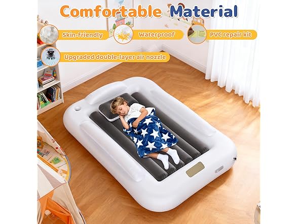 Abdtech Inflatable Toddler Travel Bed