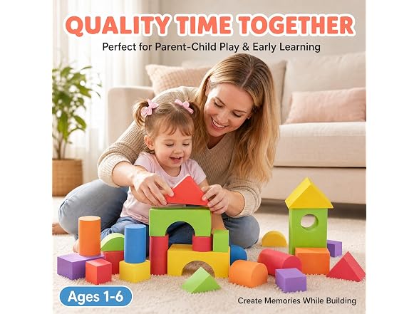 Haonewbee Large Building Foam Blocks