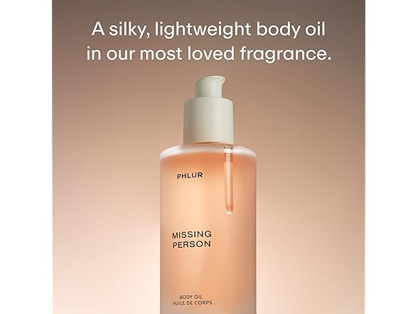 PHLUR Missing Person Body Oil