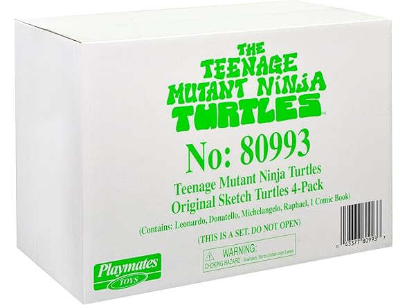 TMNT Original Sketch Collector Figure w Comic Book