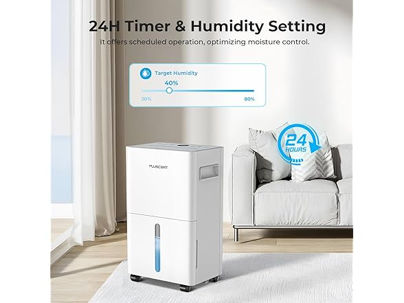 PLUSCENT Dehumidifier for Basement