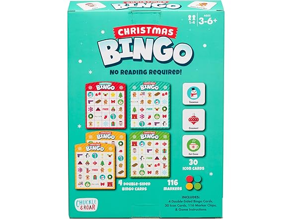 Christmas Bingo Ages 3-6