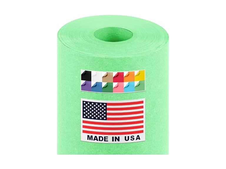 Paclord Paclord USA Made 18" x 1200" Light Green Paper Roll