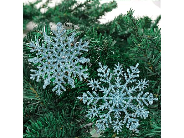 vannyster 24 Pcs Christmas Snowflake Orn - Gallery 6