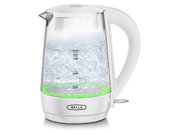 BELLA 1.7 Liter Glass Electric Kettle