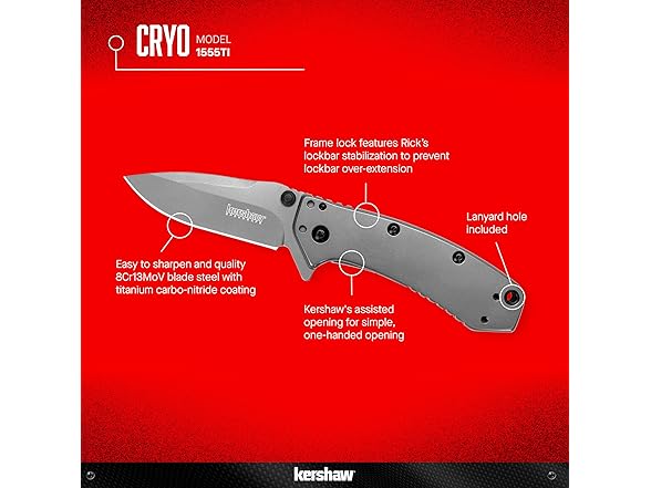 2-Pack Kershaw Cryo Pocket Knife