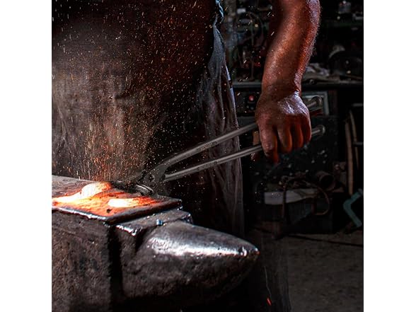 VEVOR Blacksmith Tongs, 18” Wolf Jaw
