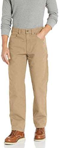 Amazon Essentials Men's Relaxed-Fit Carpenter Utility Pant with Tool Pockets, Khaki Brown, 32W x 31L