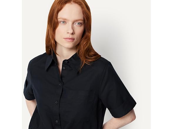 Amazon Essentials Women Relaxed-fit Linen Shirt
