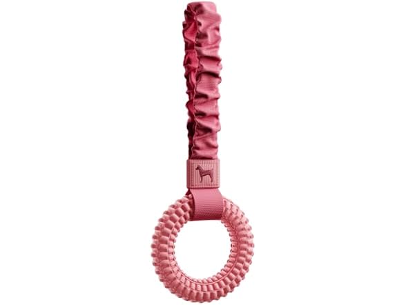 NOAH & PAW Luxury Dog Toy, TPU- Tug Ring, Pink