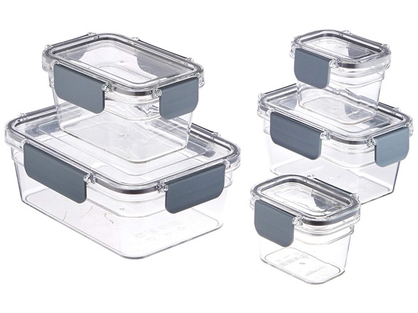Amazon Basics Tritan 10 Piece Tupperware Set