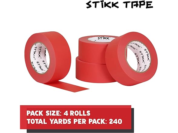 STIKK  4 Pack 2" inch x 60yd