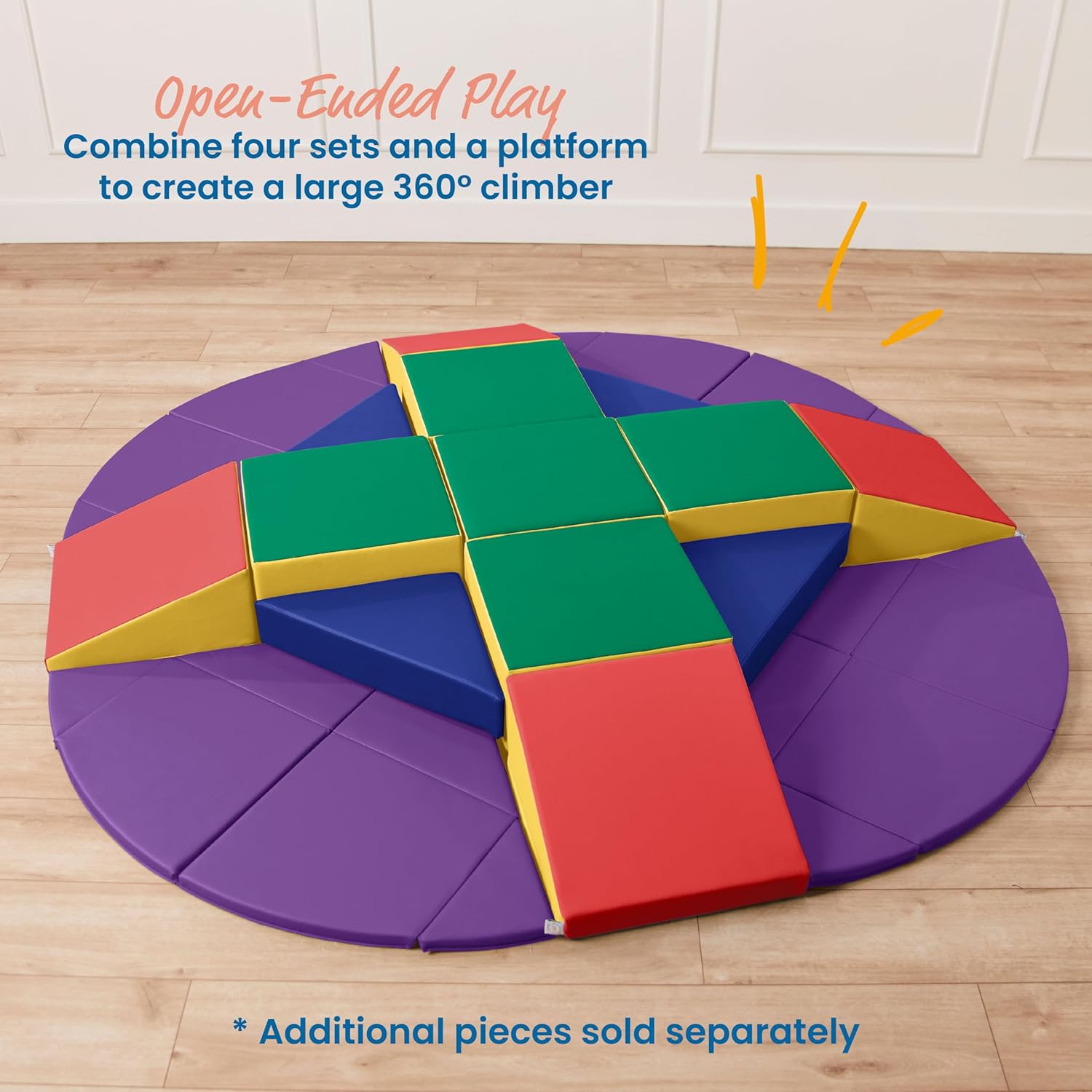 ECR4Kids SoftZone Junior Corner Climber - Gallery 13
