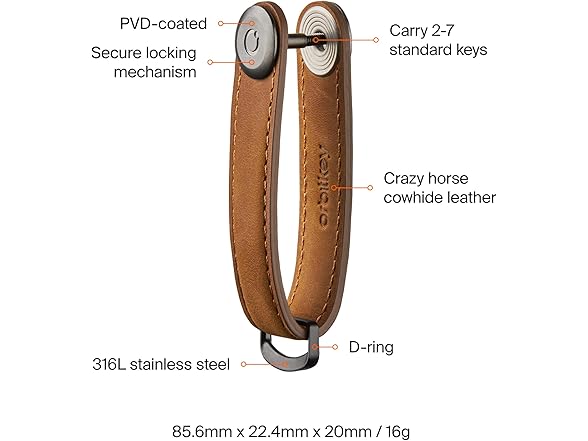 Orbitkey ORBACTO2BK Key Organizer
