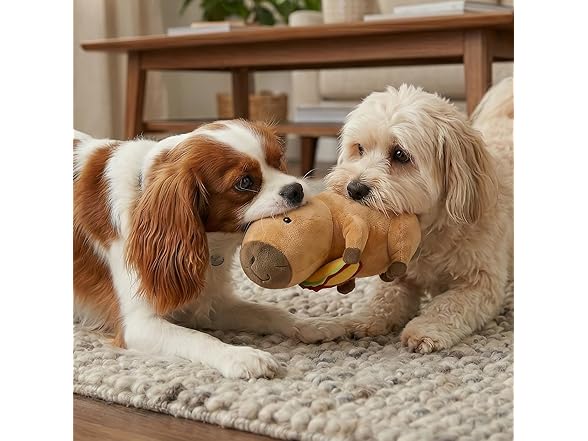 SPOT Capybara with Taco Plush Dog Toy