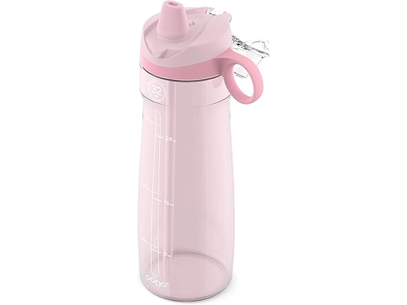 Pogo BPA-Free Plastic Water Bottle 32 Oz