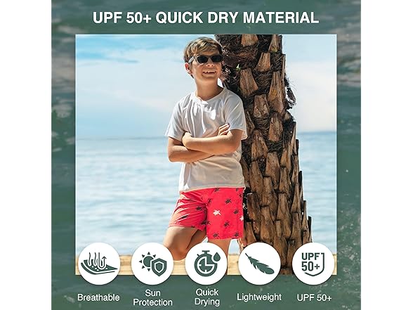 Kanu Surf Men Little Boys Horizon Quick Dry Trunk
