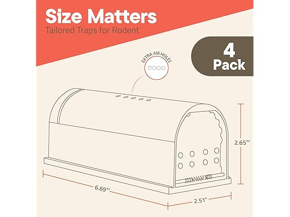 Campior Humane Mouse Trap Pack of 4