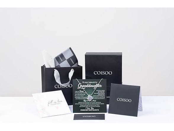 COISOO Eternal Love Necklace Granddaughter
