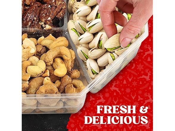Christmas Nuts Gift Box 7pc