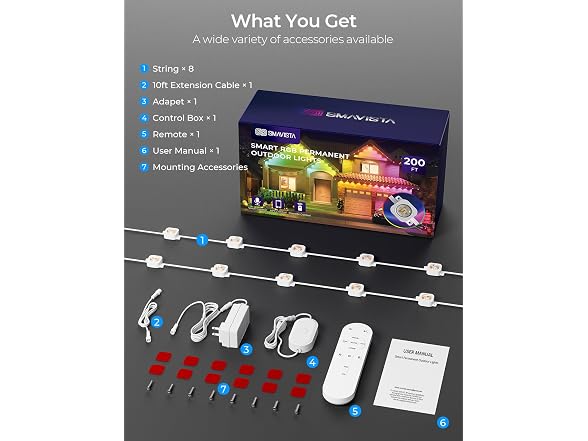SMAVISTA Smart Permanent Outdoor Lights