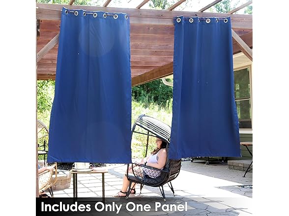 Sunnydaze Decor Blackout Curtain - Blue