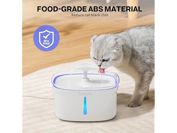 furrybaby Cat Water Fountain - 84oz/2.5L Automatic