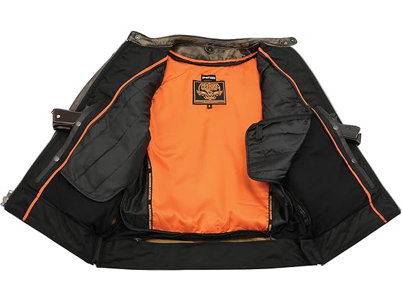 Milwaukee Leather Men's Distressed Brown Leather Scoot