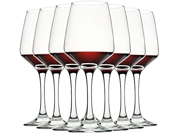 CREST Wine Glasses Set of 8, 12oz