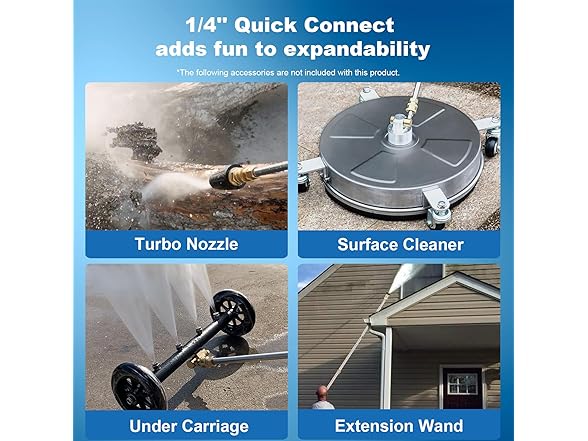 5000 PSI 2.8 GPM High Power Electric Pressure Washer