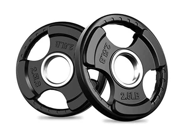 RitFit Olympic Rubber Grip Plates
