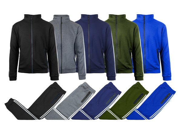 Mens Tech Fleece Sweatshirt & Jogger Sets