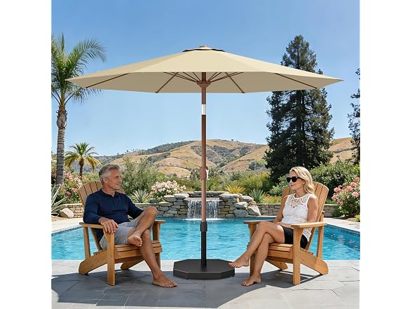 GREENVINES 18" Patio-Concrete-Umbrella-Base