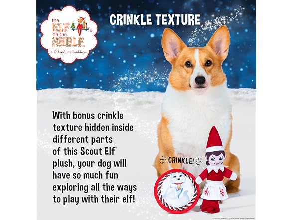 The Elf on the Shelf 2pc Dog Toy Set