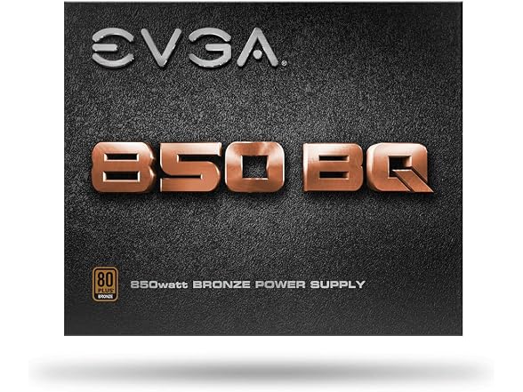 EVGA 850 Bq, 80+ Bronze 850W, Semi