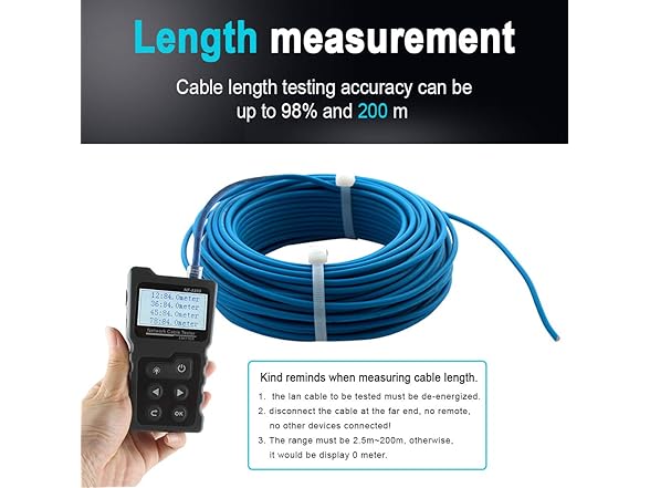 NOYAFA Network Cable Tester NF-8209 Wire Tracker
