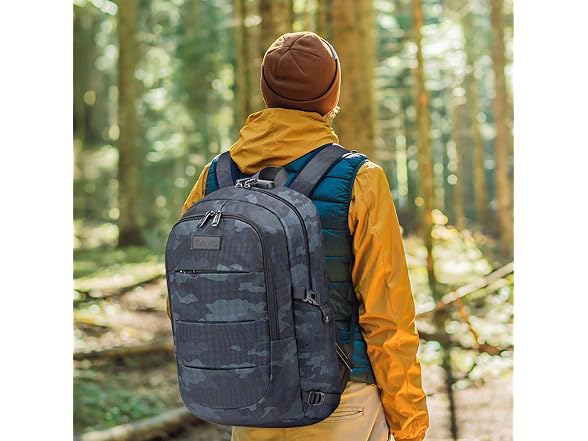 Tzowla Blue Camo 15.6" Laptop Backpack