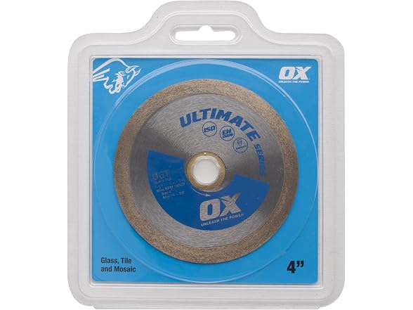 OX OX 4 in Wet Glass Tile Diamond Blade for
