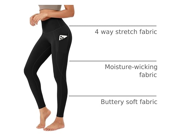 Ododos Women (XS) High Waist Leggings