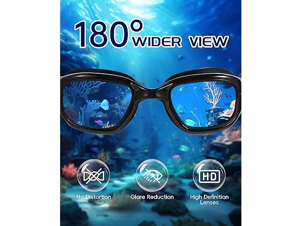 Hurdilen Swim Goggles with Cap