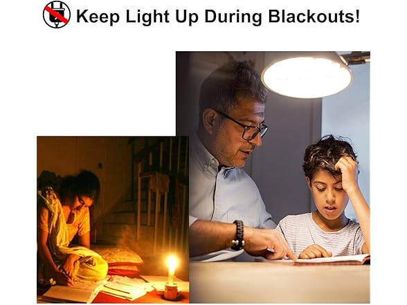 Rechargeable LED Emergency Light 4-Pack