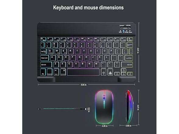 Slim Bluetooth Keyboard & Mouse Set
