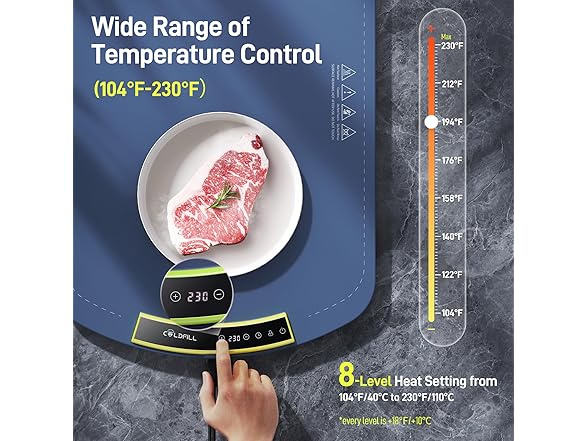 COLDFILL Electric Warming Tray