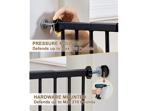 InnoTruth 29-39.6” Gate for Stairs & Doorways